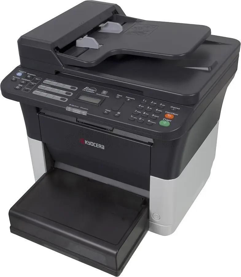 МФУ лазерный Kyocera FS-1125MFP черно-белая печать, A4, цвет белый [1102m73ru0/ruv/ru2]